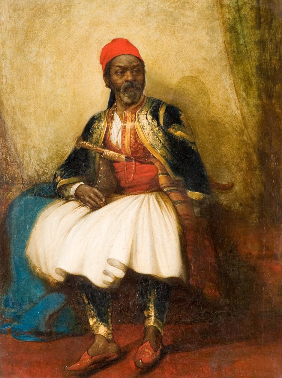 Retrato de um mouro em traje nacional de Thomas Kent Pelham