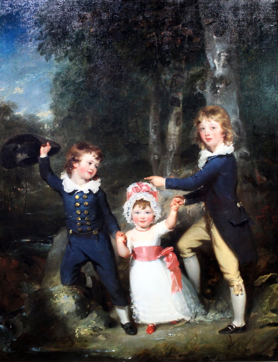 Retrato das crianças do senhor George Cavendish de Thomas Lawrence
