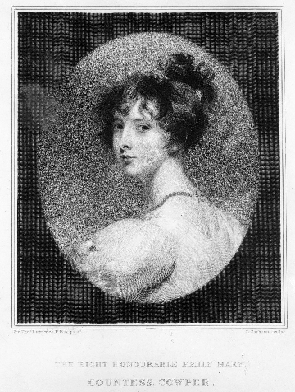 Emily Mary, condessa Cowper de Thomas Lawrence
