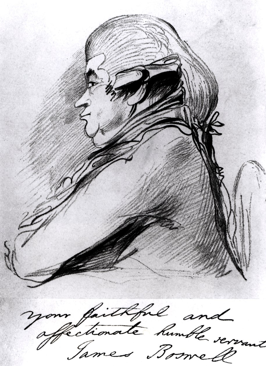 James Boswell (1740-95), c.1790-95 de Thomas Lawrence