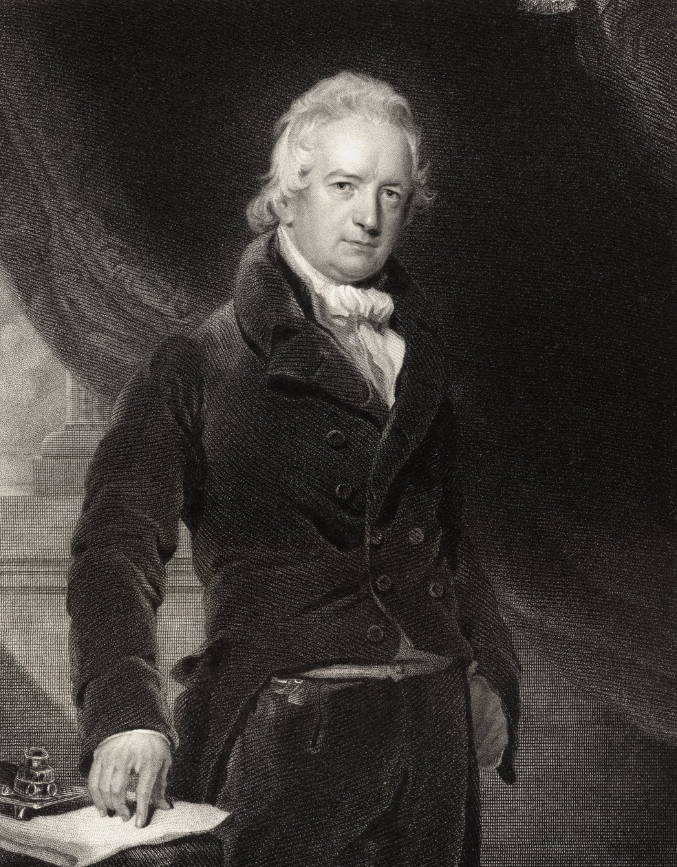 John Abernethy, gravado por John Cochran (fl.1821-65), da National Portrait Gallery, volume II, publicado em 1835 de Thomas Lawrence