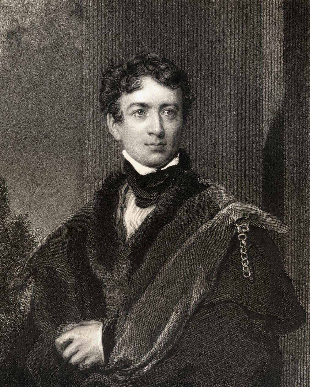 John George Lambton, 1º Conde de Durham, gravado por John Cochran (fl.1821-65), da National Portrait Gallery, volume IV, publicado em 1835 de Thomas Lawrence