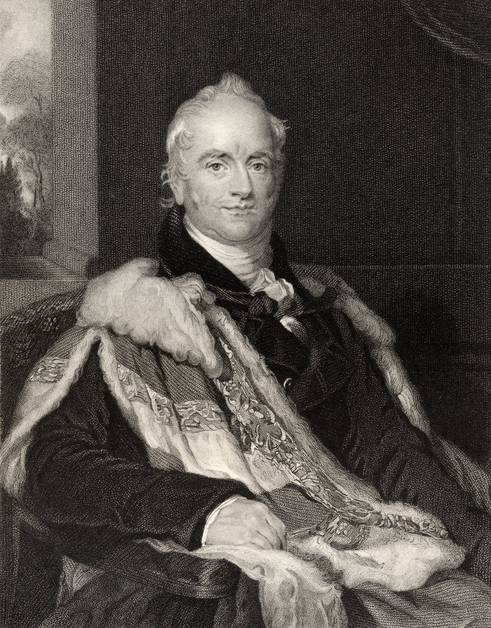 Nicholas Vansittart, gravado por TA Dean (fl.1773-1830) da &39;National Portrait Gallery, volume III&39;, publicado em 1835 de Thomas Lawrence