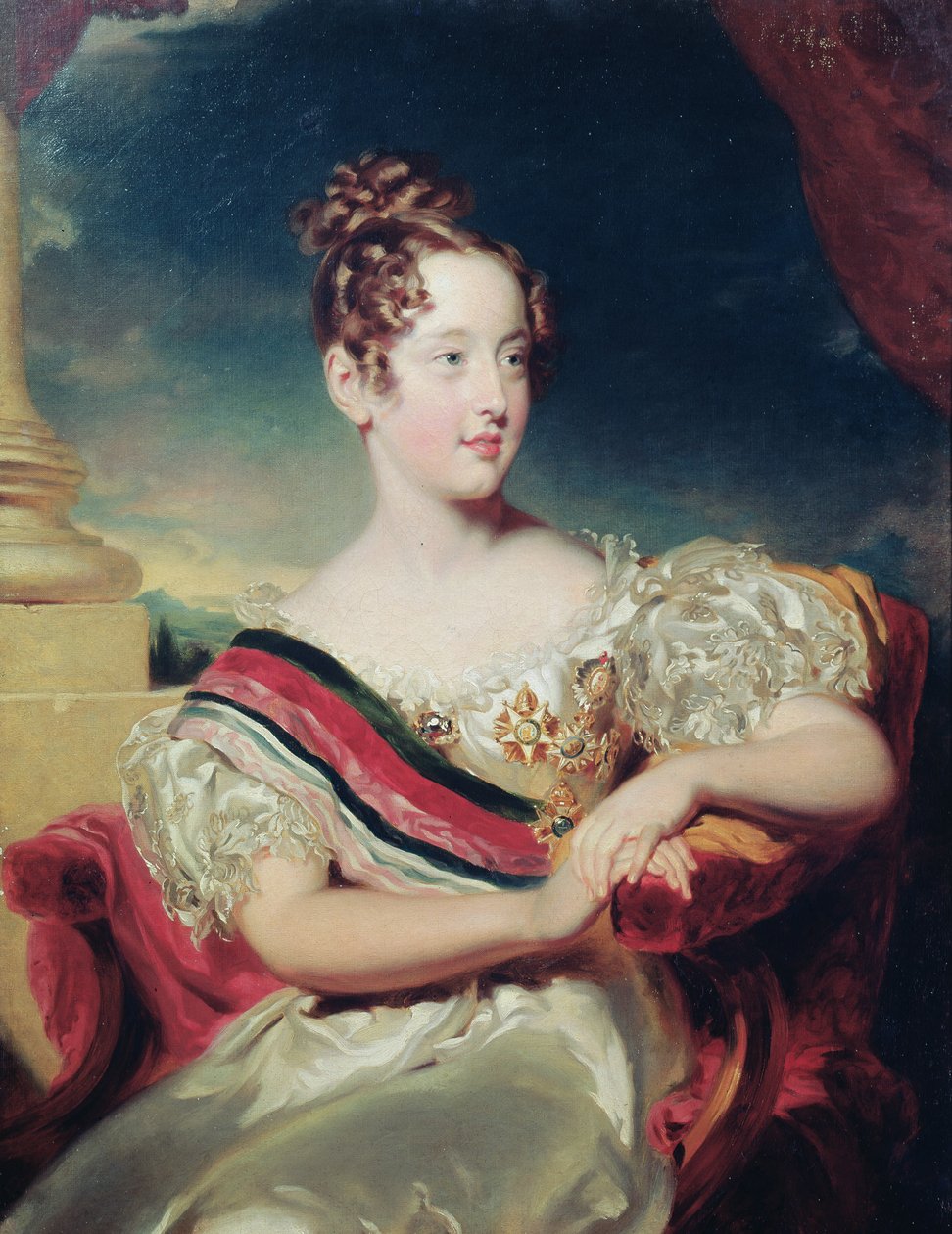 Retrato de Dona Maria II de Thomas Lawrence