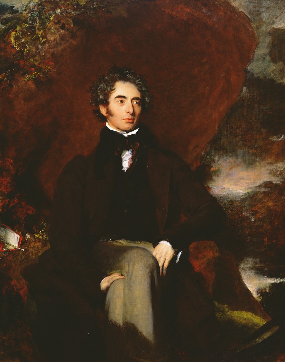 Retrato de Robert Southey (1774-1843) poeta inglês e homem de letras de Thomas Lawrence