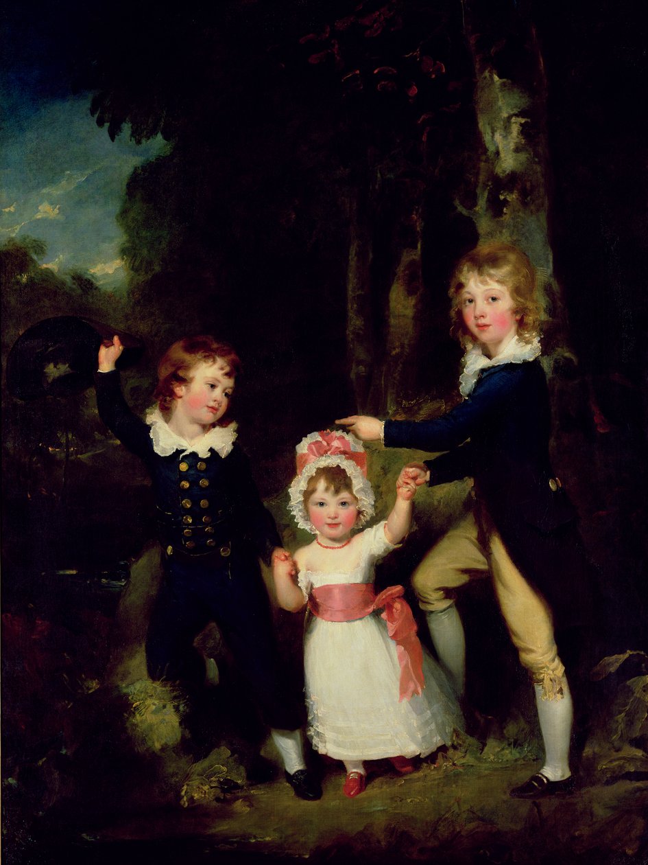 Retrato dos Filhos do Senhor George Cavendish, 1790 de Thomas Lawrence