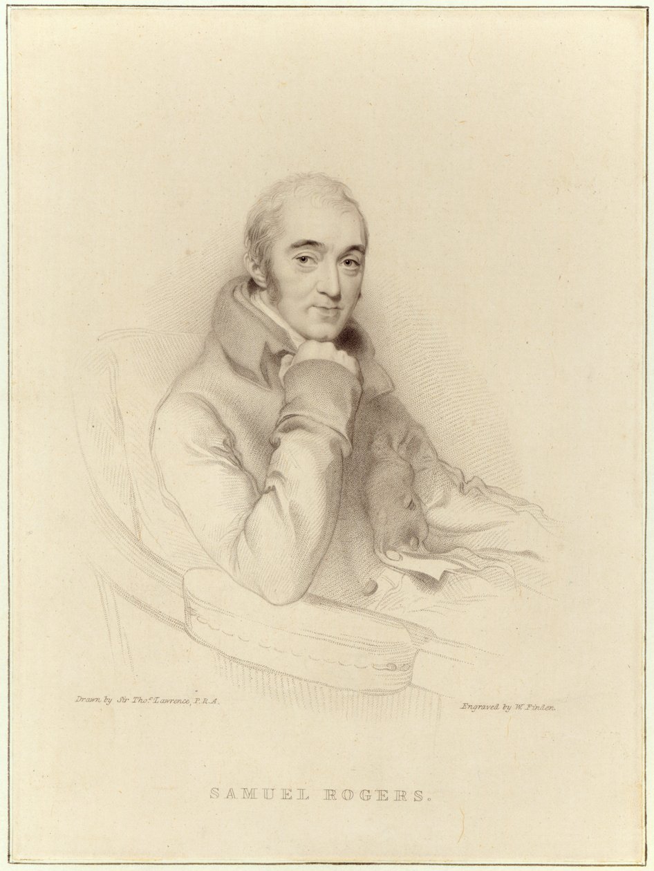 Samuel Rogers, gravado por William Finden de Thomas Lawrence