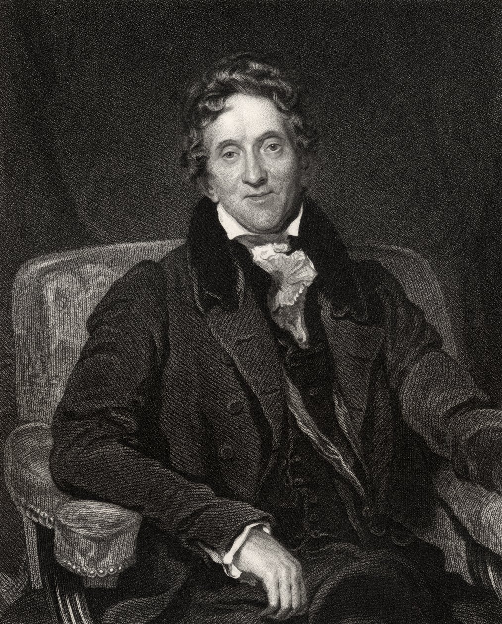 Sir John Soane, gravado por J. Thomson, da National Portrait Gallery, volume V, publicado em 1835 de Thomas Lawrence