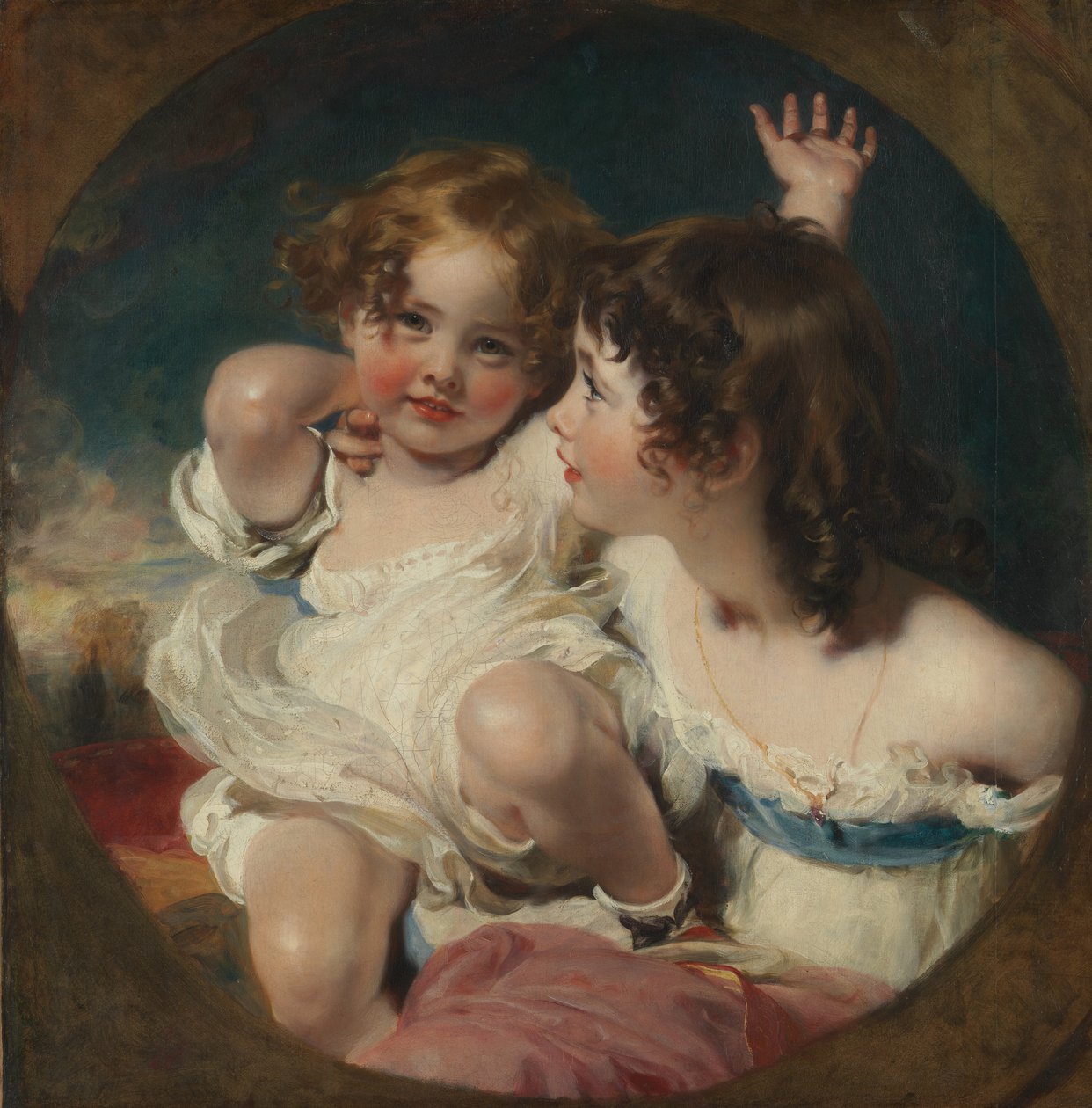 As crianças Calmady (Emily, 1818-1906 e Laura Anne, 1820-1894), 1823 de Thomas Lawrence
