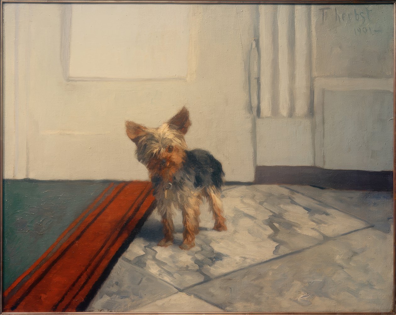 Cachorrinho no corredor de Thomas Ludwig Herbst