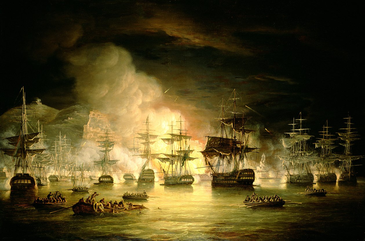 Bombardeio de Argel, agosto de 1816, 1820 de Thomas Luny
