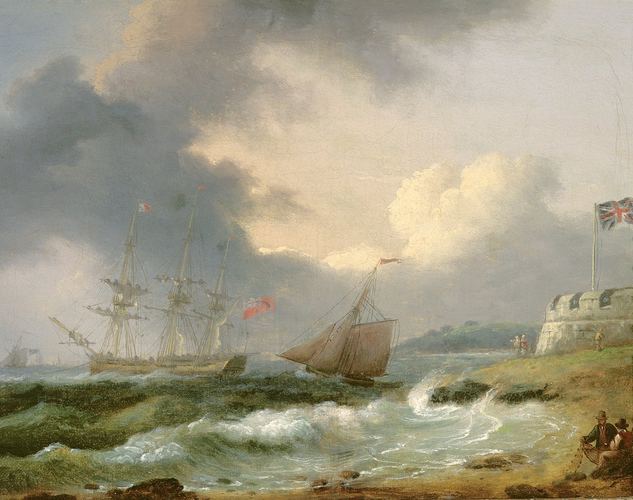 Fora do esquadrão, Cowes de Thomas Luny