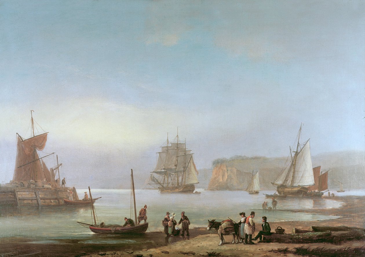 Envio em um estuário de Thomas Luny