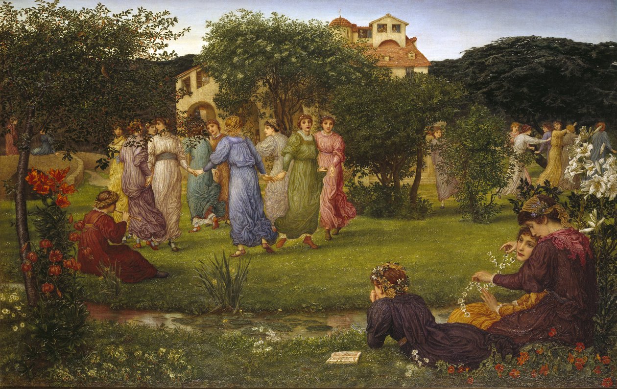 As garotas dançando, c.1882 de Thomas Matthews Rooke