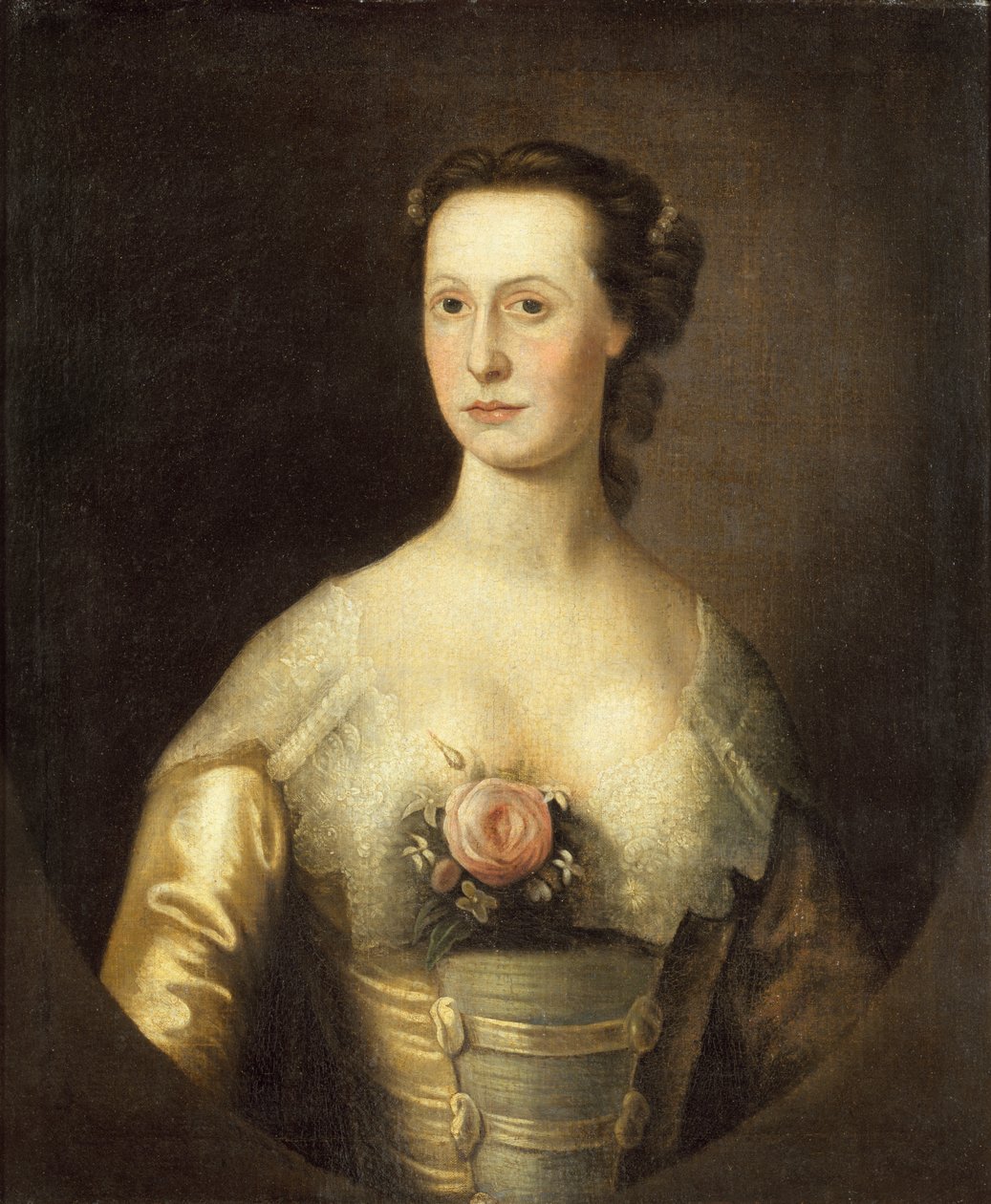 Sra. Philip John Schuyler (óleo sobre linho) de Thomas McIlworth