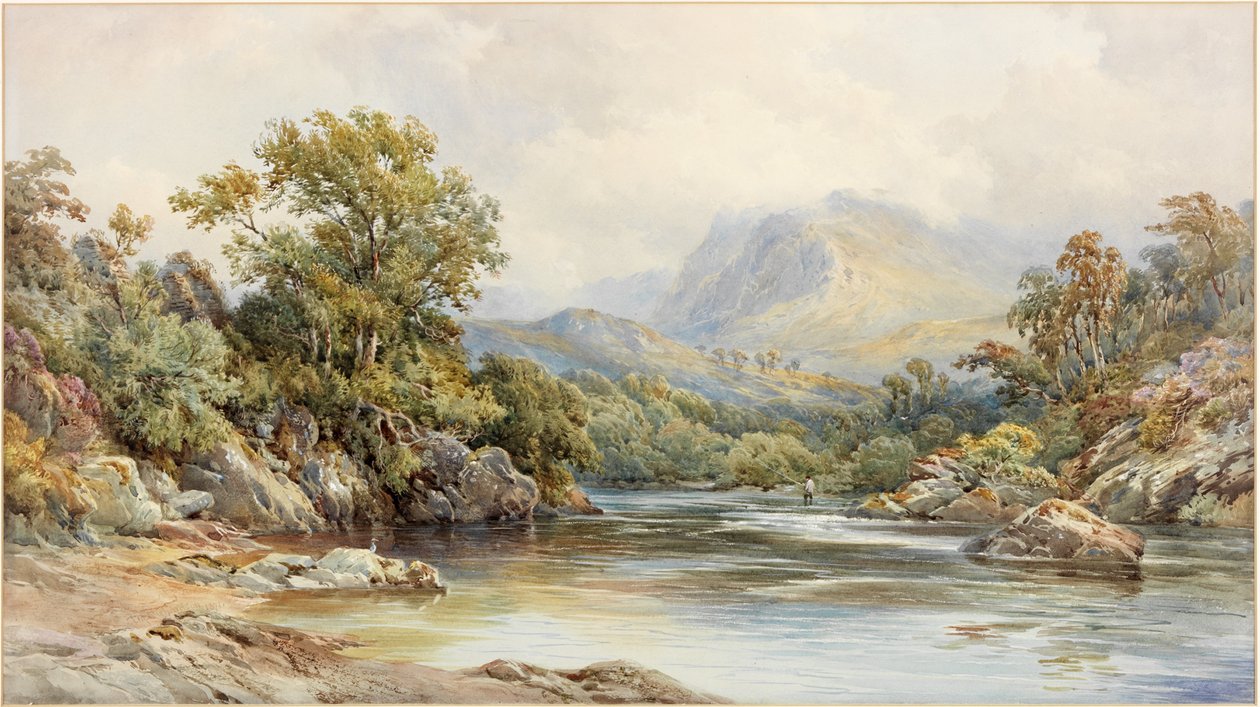 Na Tay (aguarela sobre papel) de Thomas Miles II Richardson