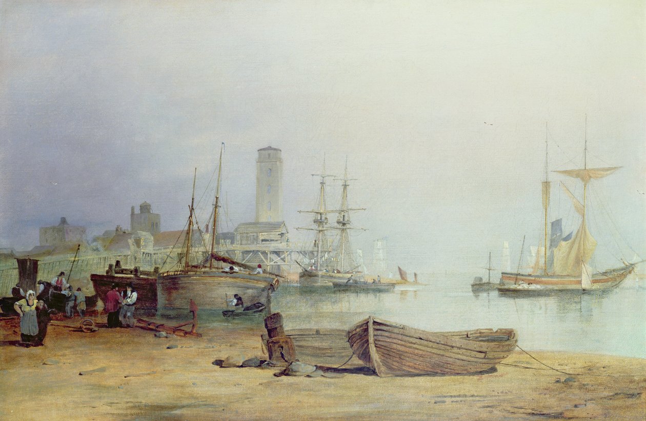 Luzes baixas, North Shields de Thomas Miles Richardson