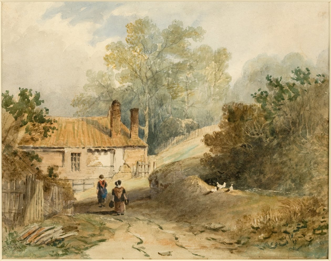 Pandon Dene (aguarela sobre papel) de Thomas Miles Richardson