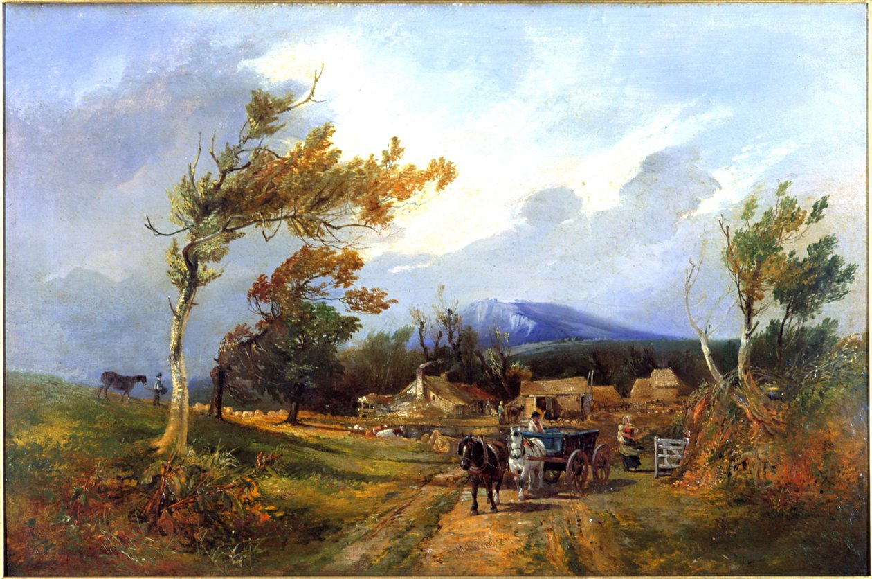 Teesdale (óleo no painel (madeira)) de Thomas Miles Richardson