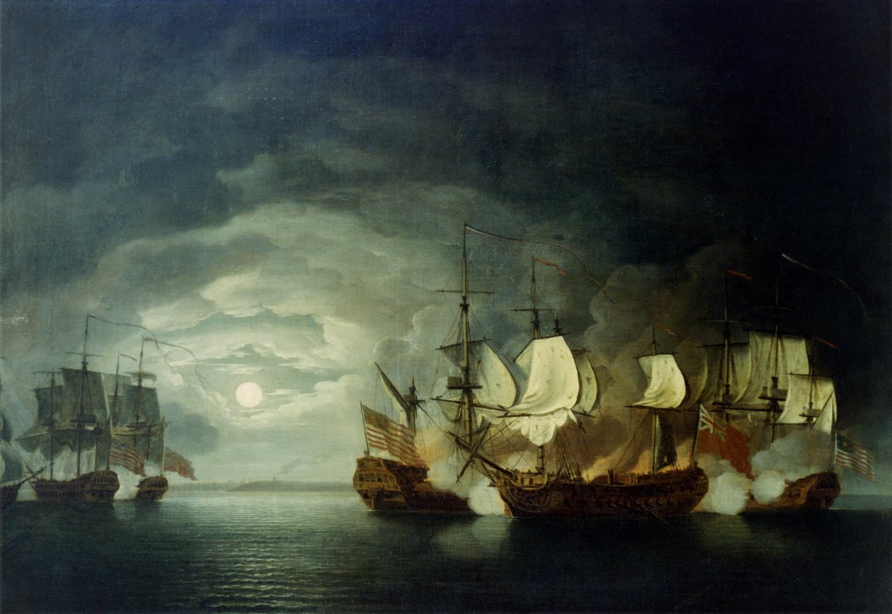 HMS Serapis de Thomas Mitchell