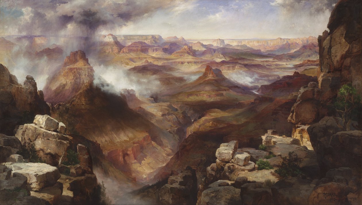 Grand Canyon do rio Colorado de Thomas Moran
