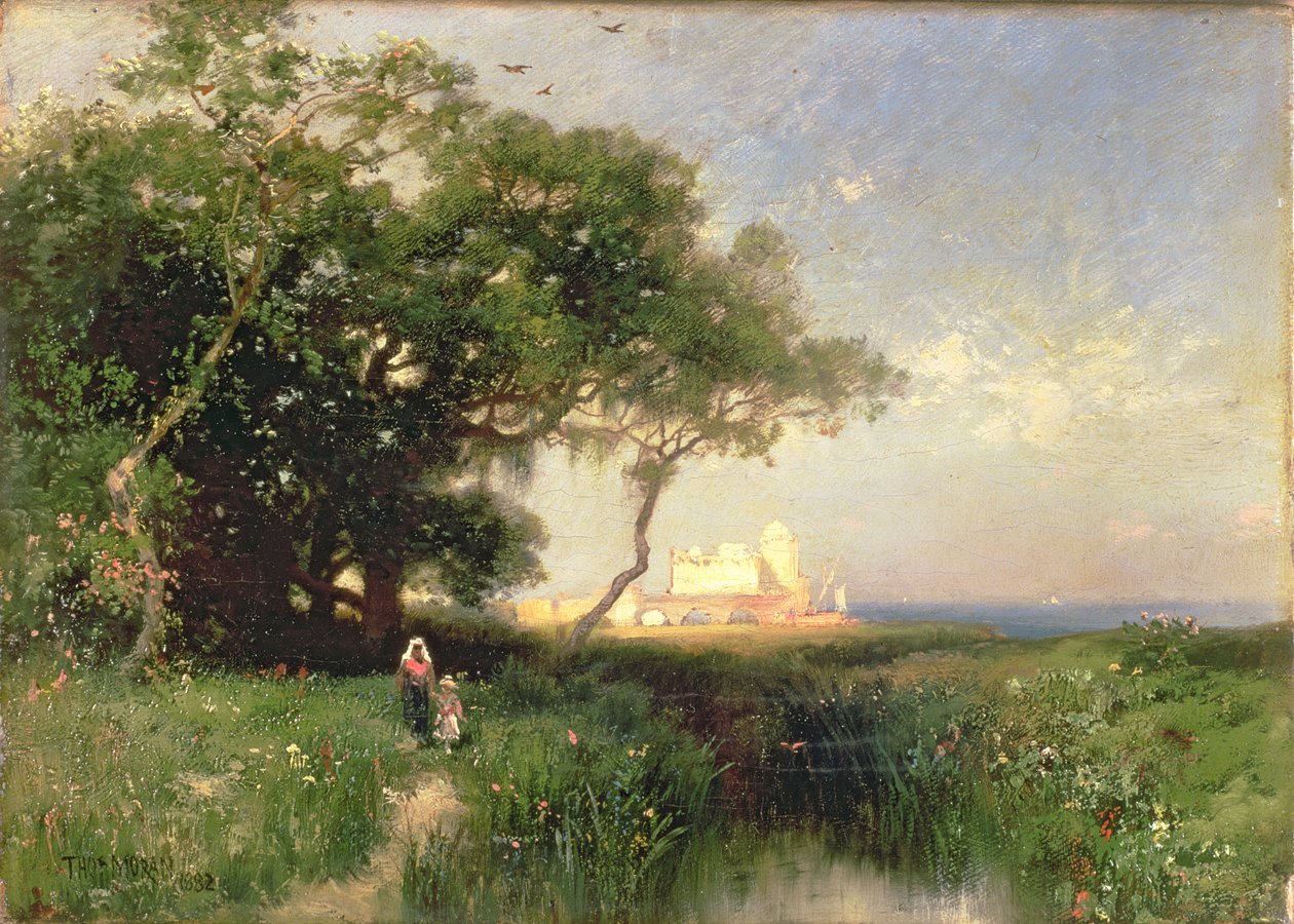 A costa da Flórida, 1882 de Thomas Moran