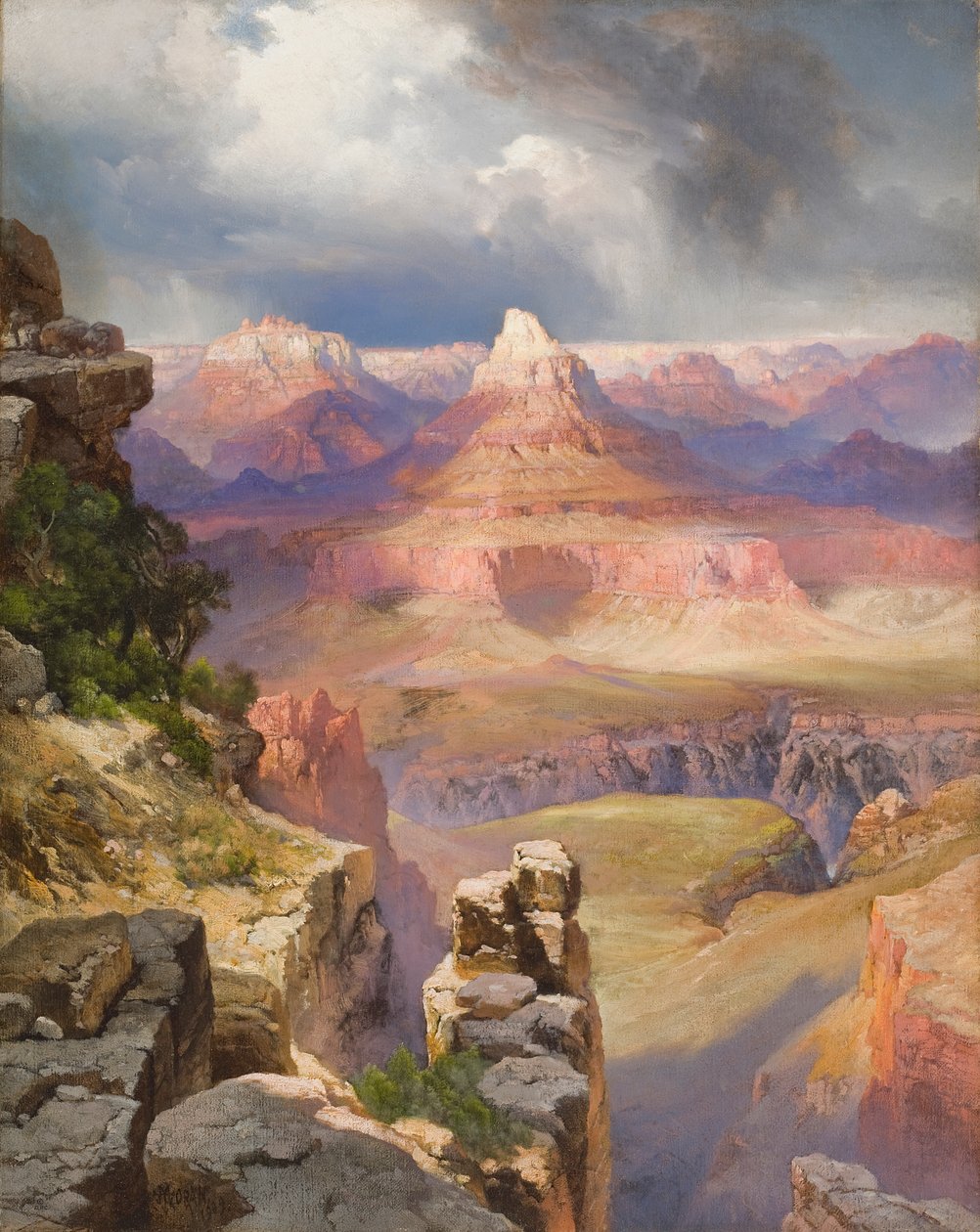 O Grand Canyon, 1909 de Thomas Moran