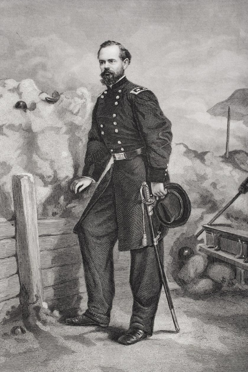 Retrato do General James Birdseye McPherson (1828-64) de Thomas Nast