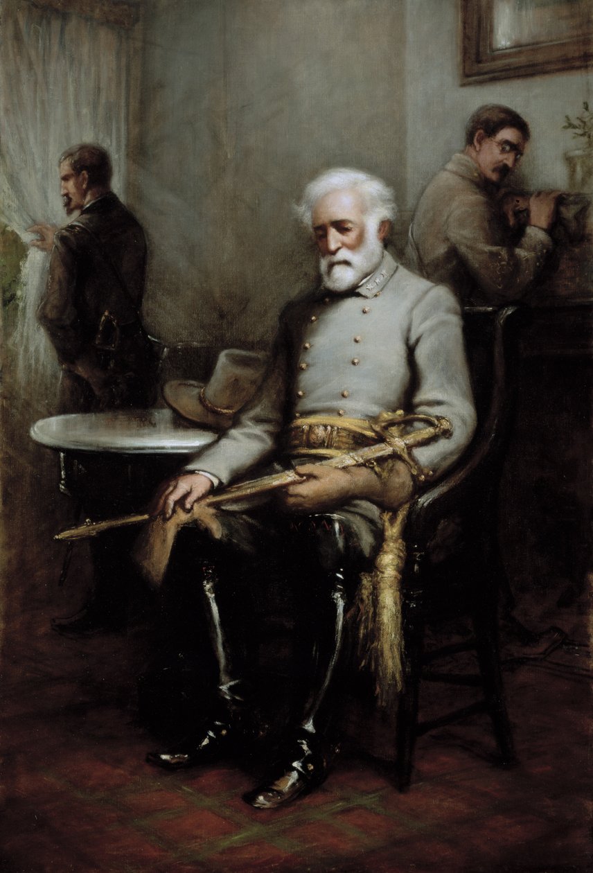 A causa perdida, Lee esperando Grant de Thomas Nast