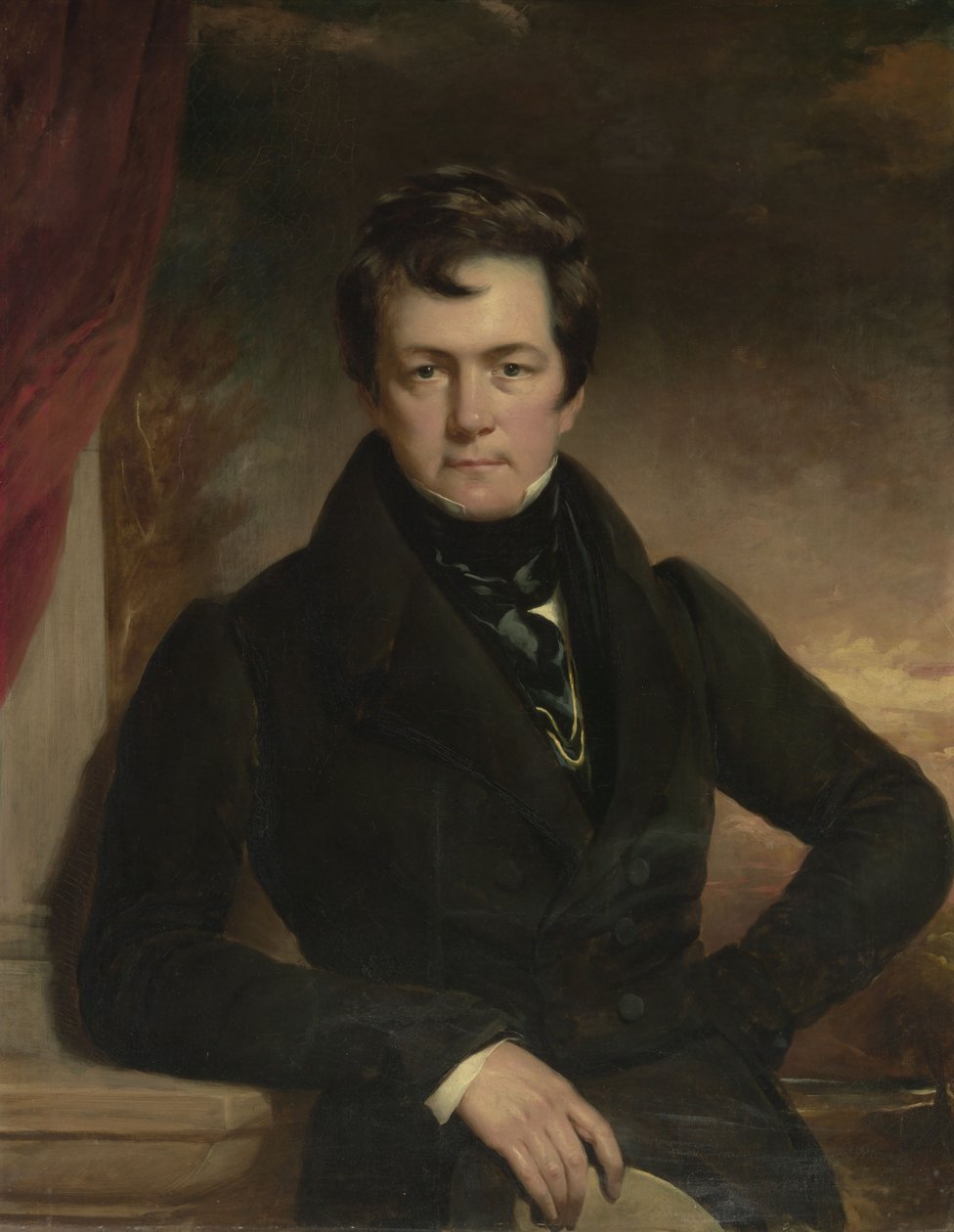 Retrato de Charles Frederick Schlaberg, Londres, 1827 de Thomas Phillips