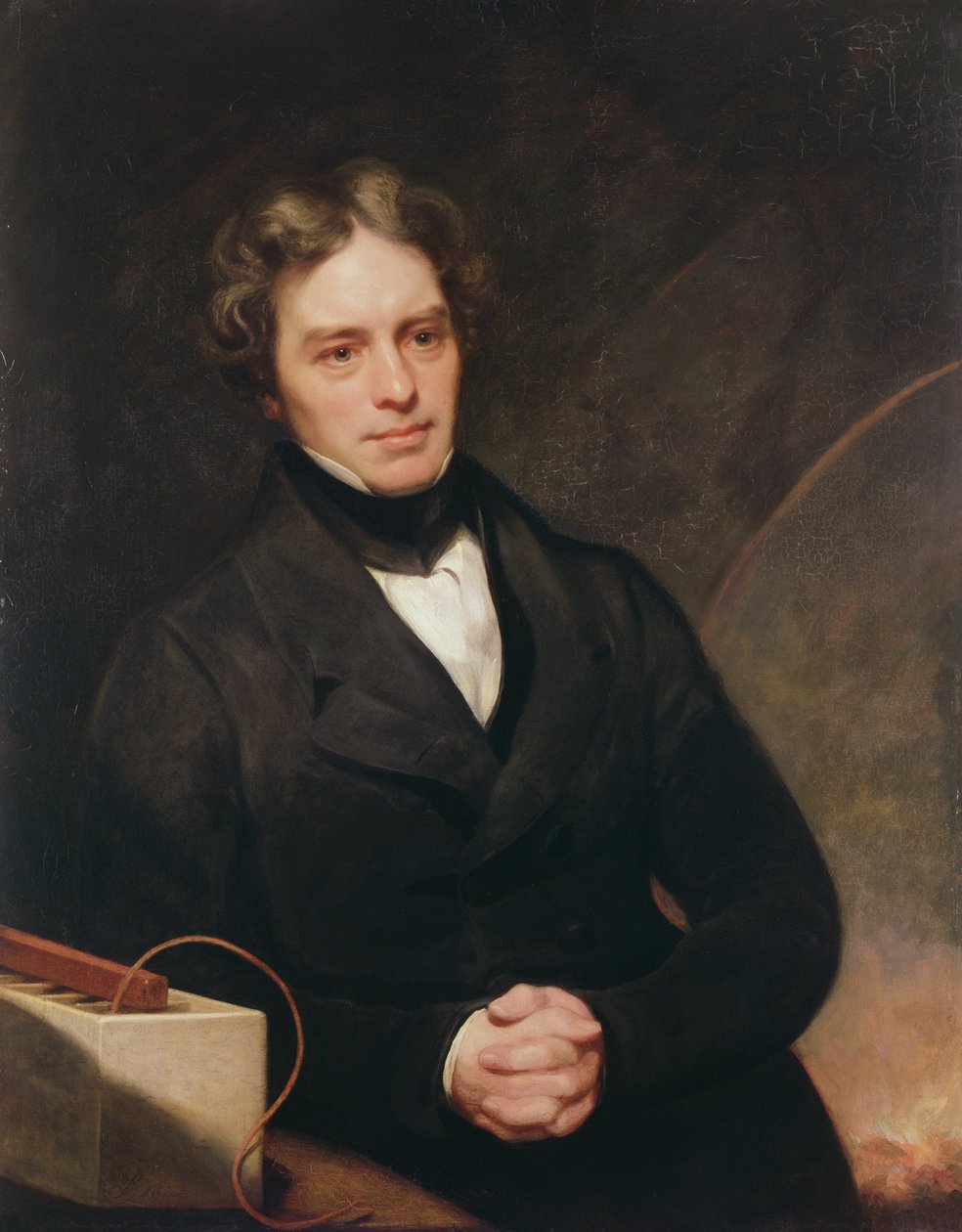 Retrato de Michael Faraday (1791-1867) 1841-42 de Thomas Phillips