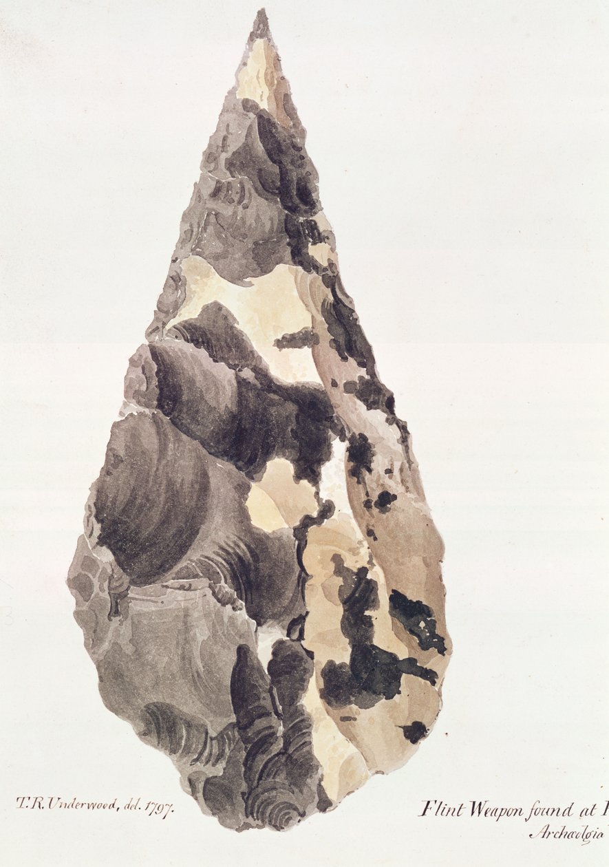 Flint Weapon, 1797 (wc no papel) de Thomas Richard Underwood