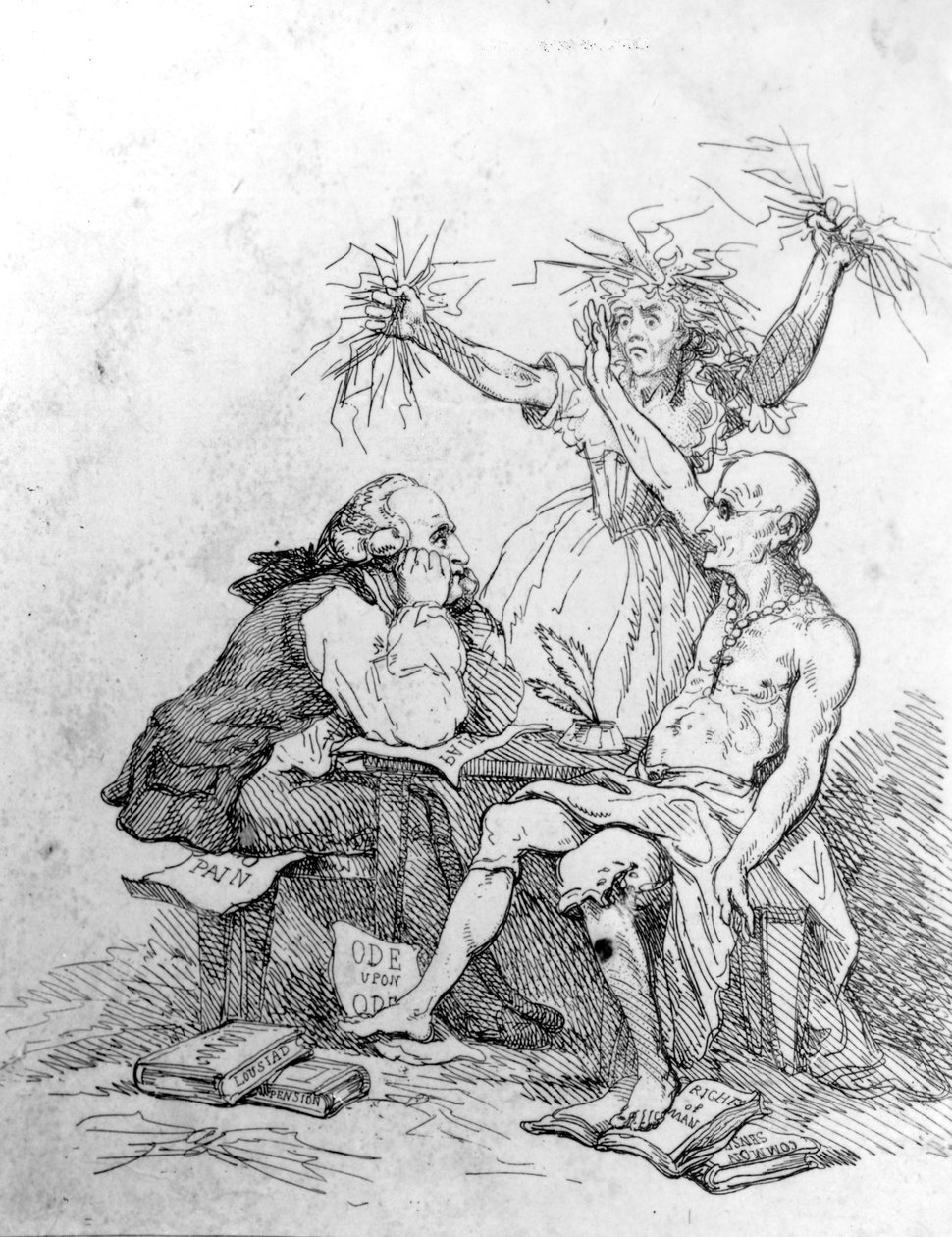 Uma espiada em Belém, c.1793 de Thomas Rowlandson