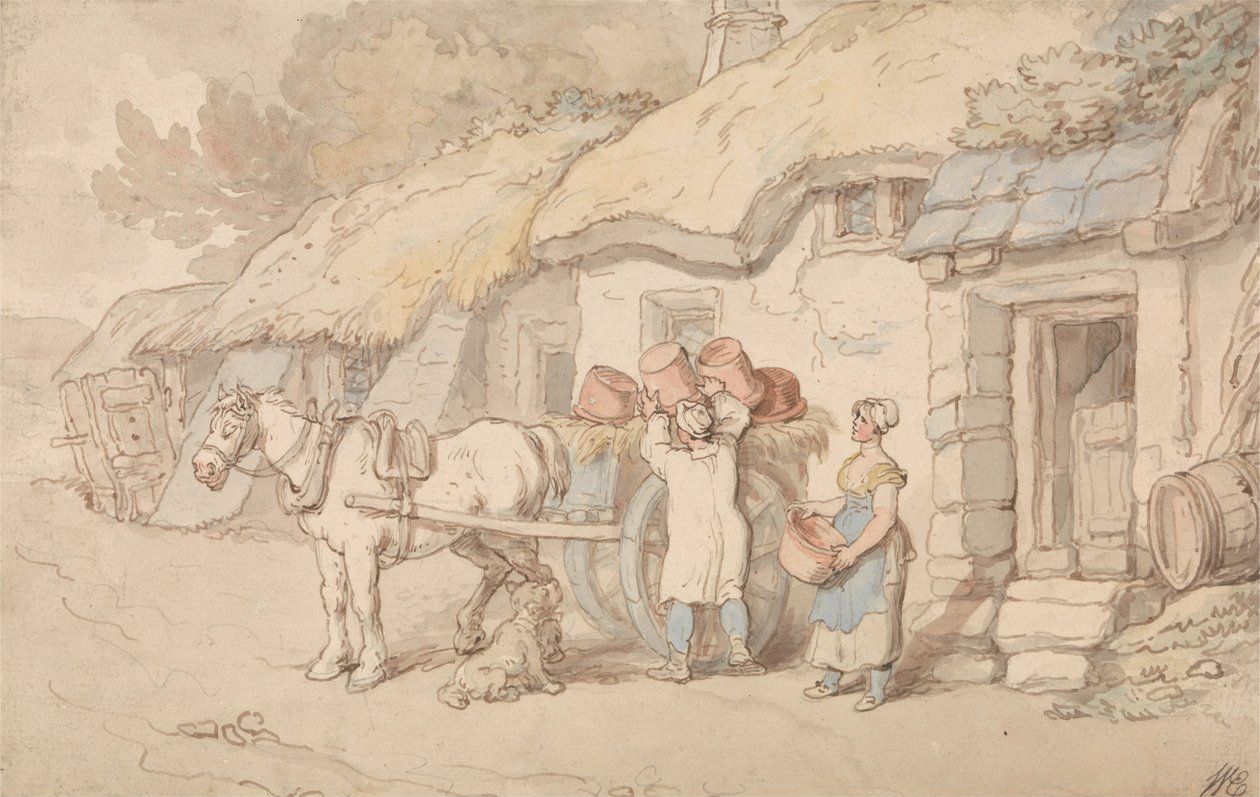 Um, potter, sair de Thomas Rowlandson