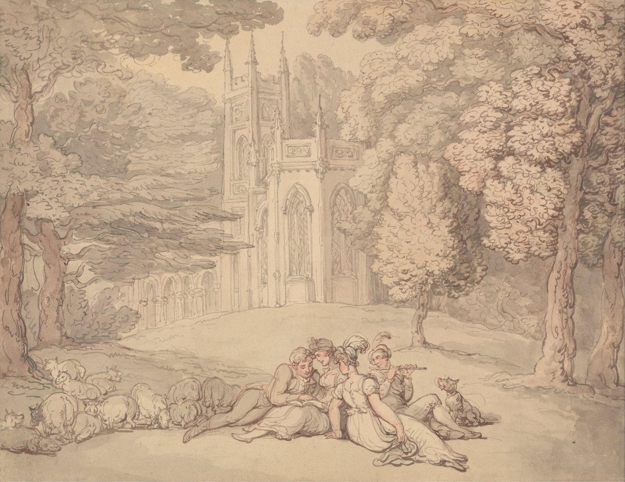 Um idílio de verão de Thomas Rowlandson