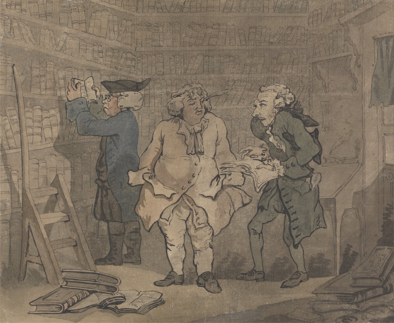 Livreiro e Autor de Thomas Rowlandson