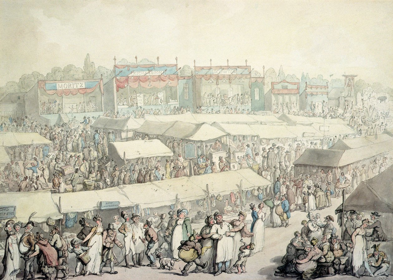 Feira Brook Green de Thomas Rowlandson