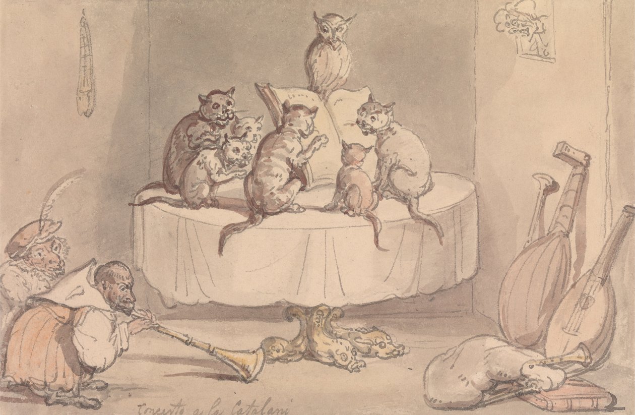 Concerto nos Catalães de Thomas Rowlandson