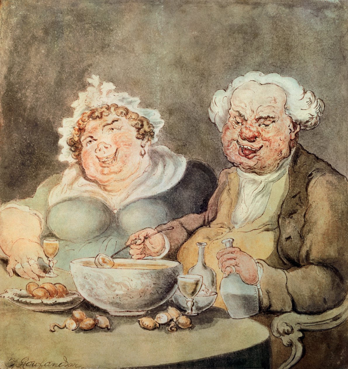 Gluttons, c.1800-05 de Thomas Rowlandson