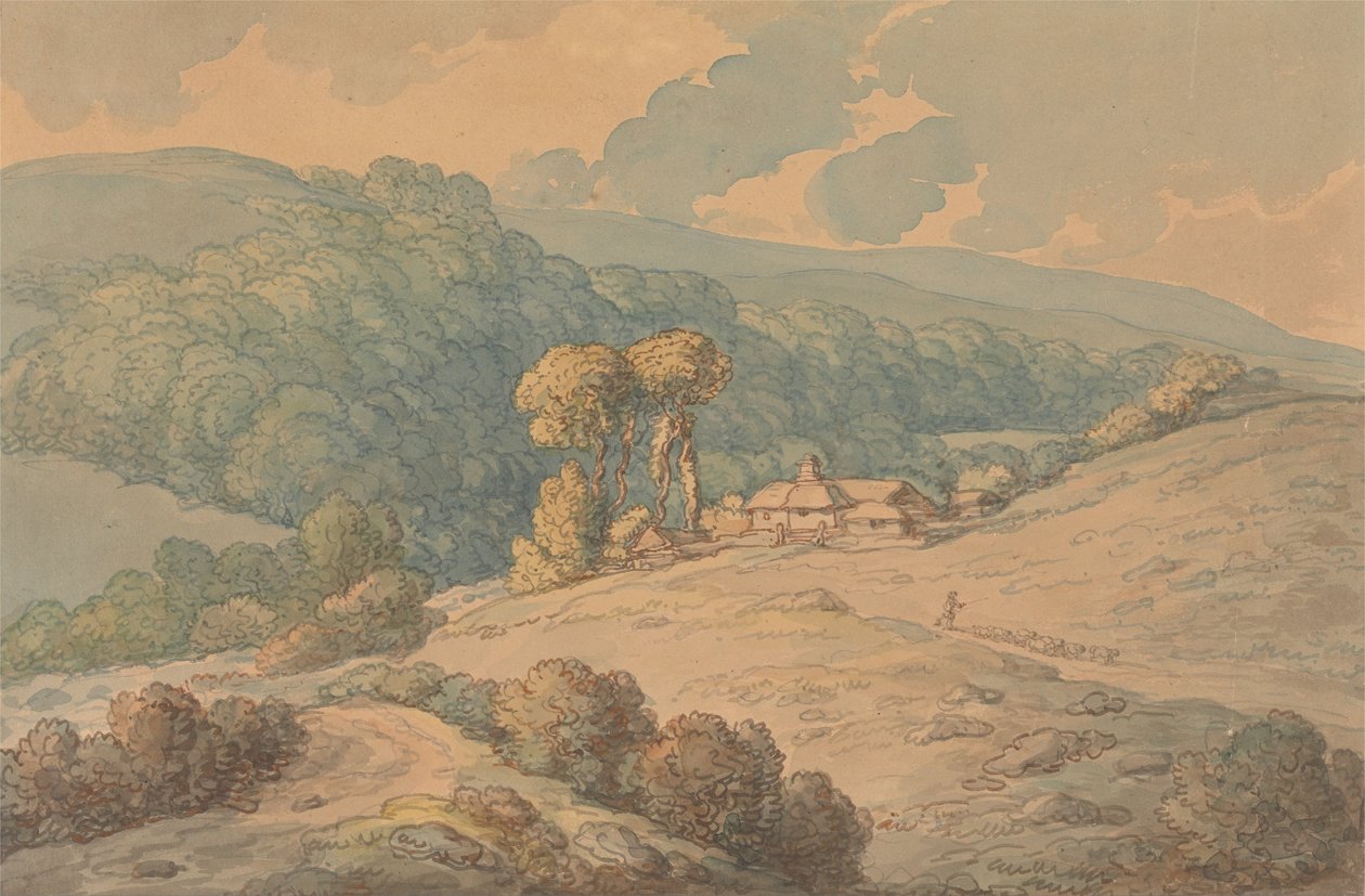 Hengar Wood, St. Tudy, na Cornualha de Thomas Rowlandson
