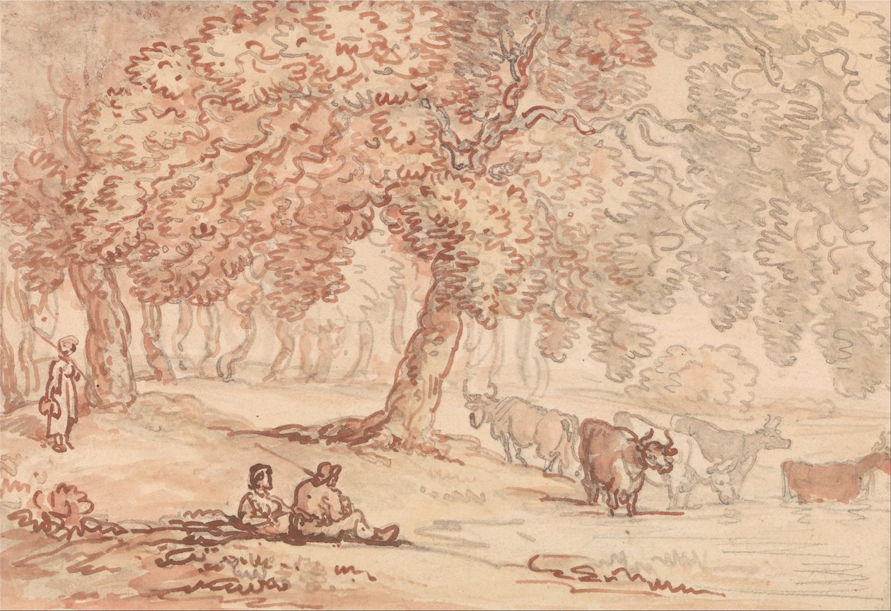 Richmond Park de Thomas Rowlandson