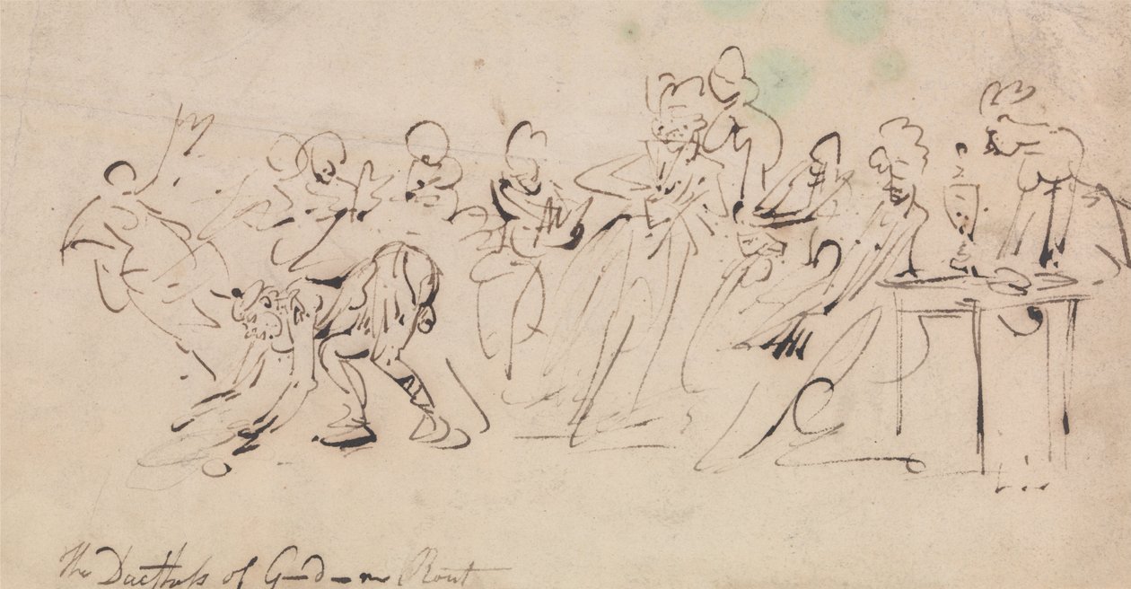A Duquesa de Gordons de Thomas Rowlandson