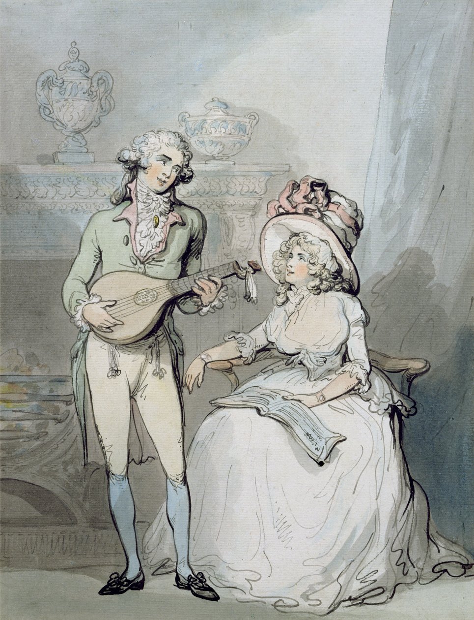O dueto de Thomas Rowlandson