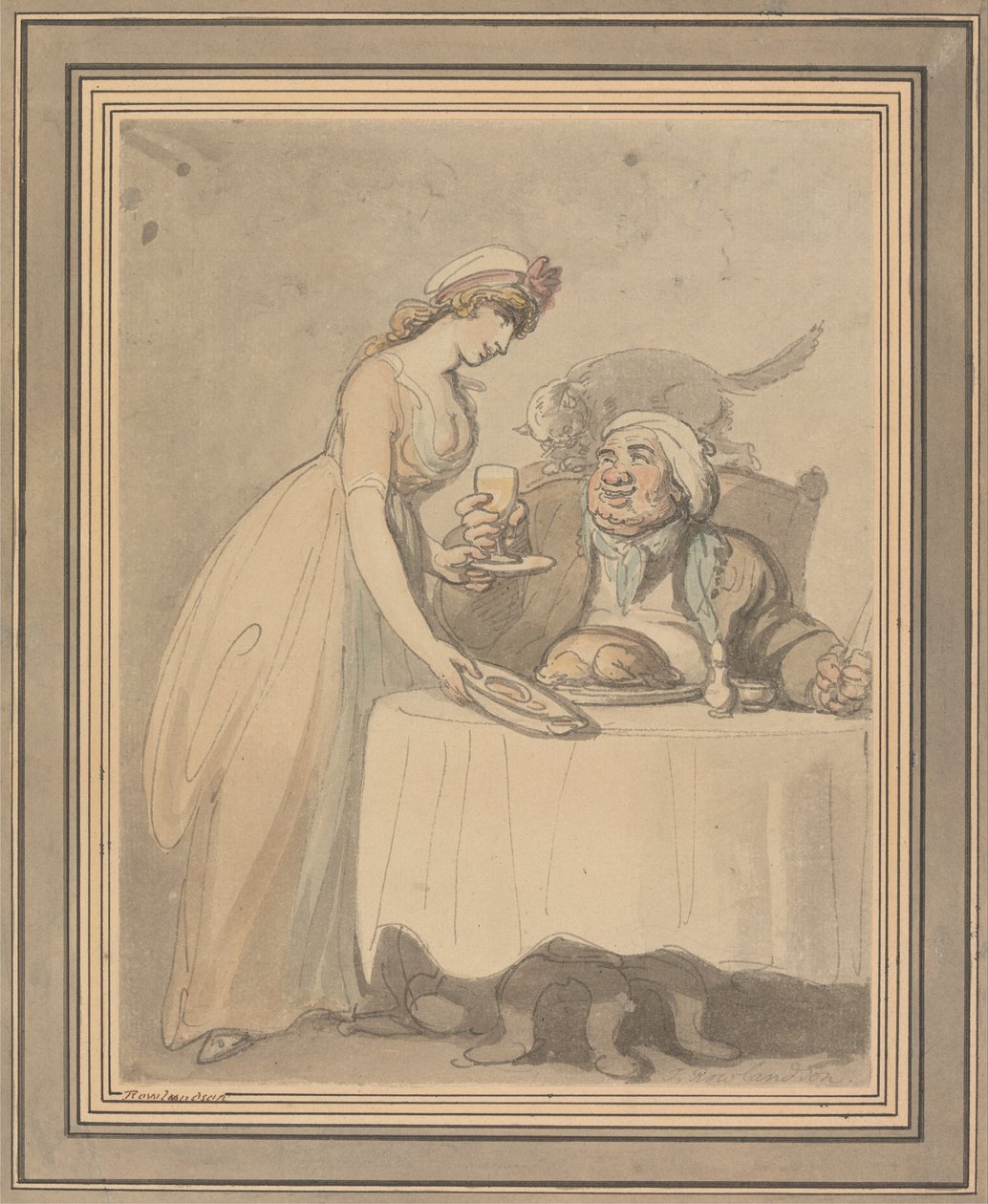 O Gourmand de Thomas Rowlandson