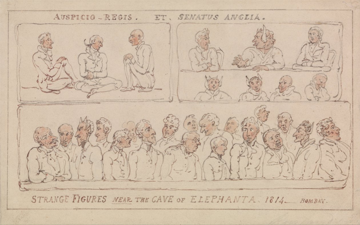 O Grão-Mestre ou as Aventuras de Qui Hi no HIndostan de Thomas Rowlandson