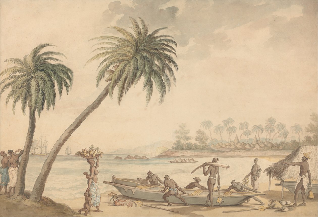 Costa do Marfim, África Ocidental de Thomas Rowlandson