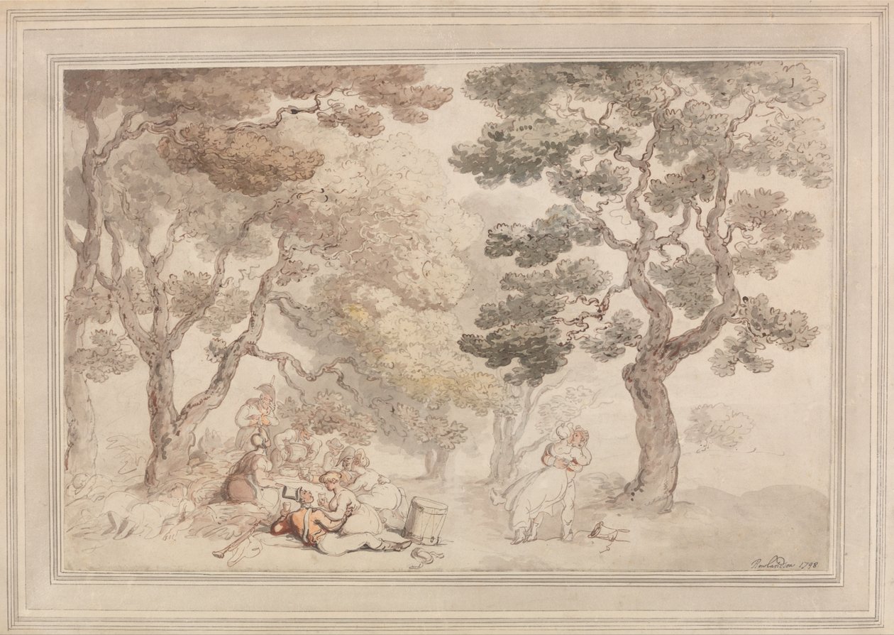 O piquenique de Thomas Rowlandson