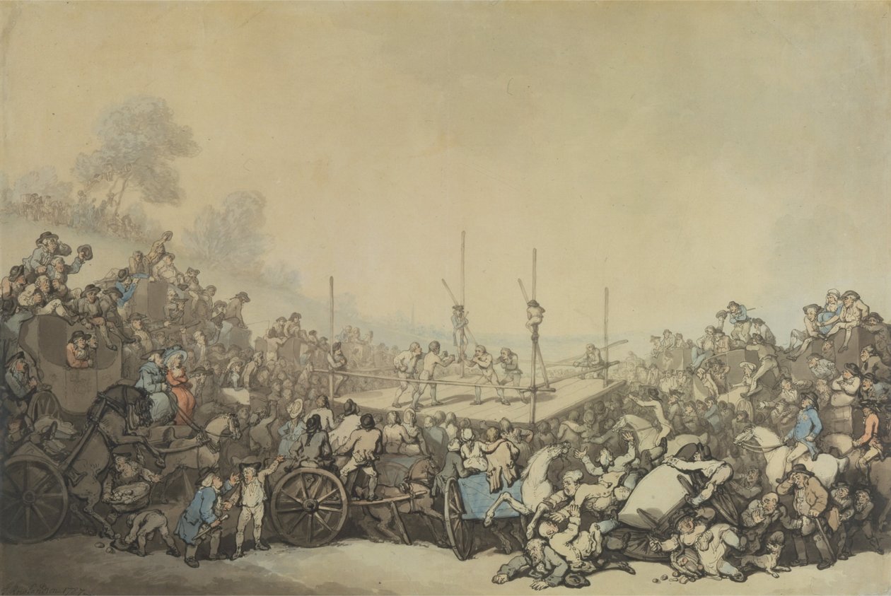 O Prêmio Luta de Thomas Rowlandson