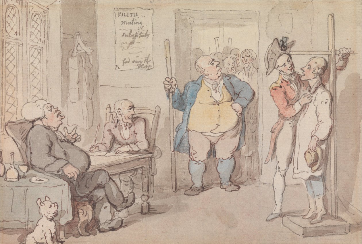 O Oficial de Recrutamento de Thomas Rowlandson