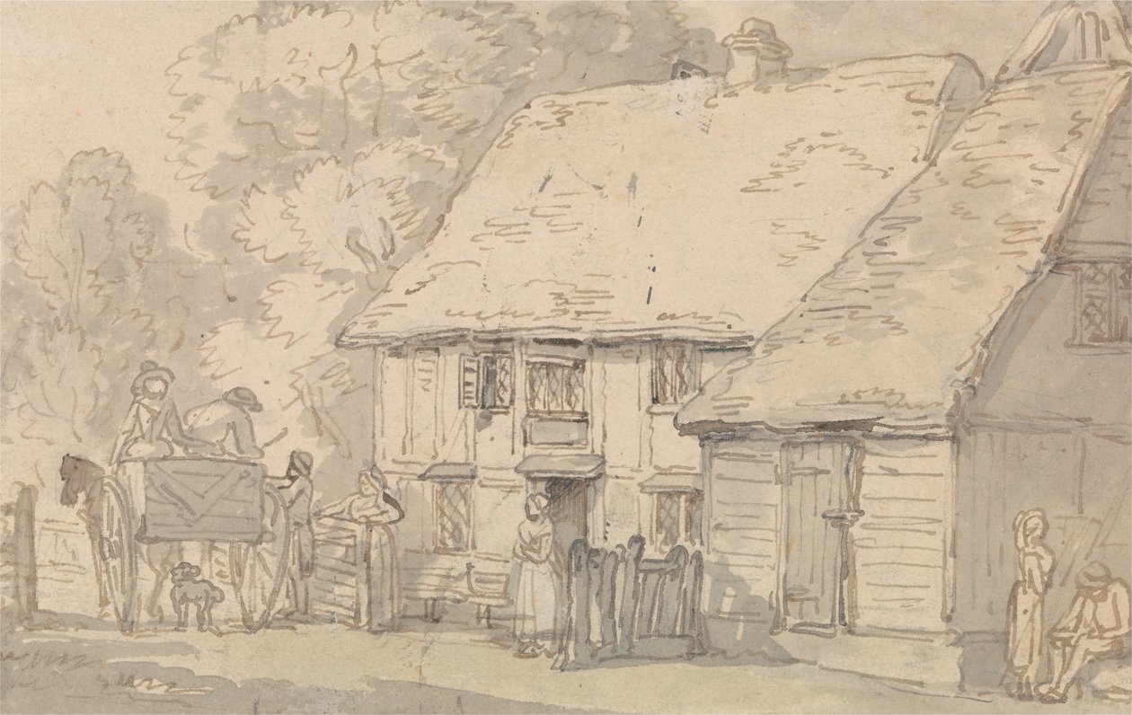 O Portão de Pedágio de Thomas Rowlandson